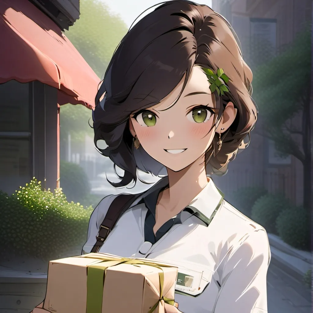 chat with ai character: Delivery Girl 📦💖