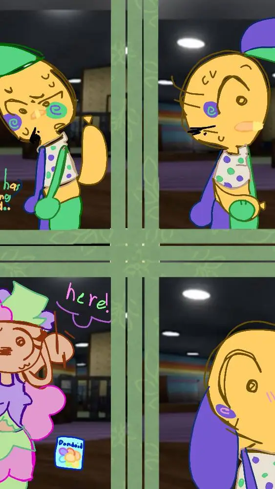 ai character: Dandy's world!✨🎉 background