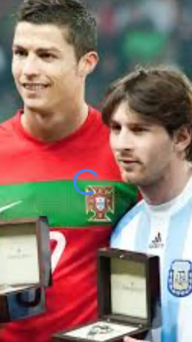ai character: ronaldo and messi background