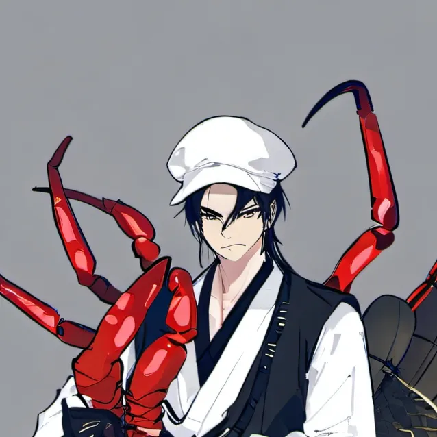 chat with ai character: Shrimpo squid game