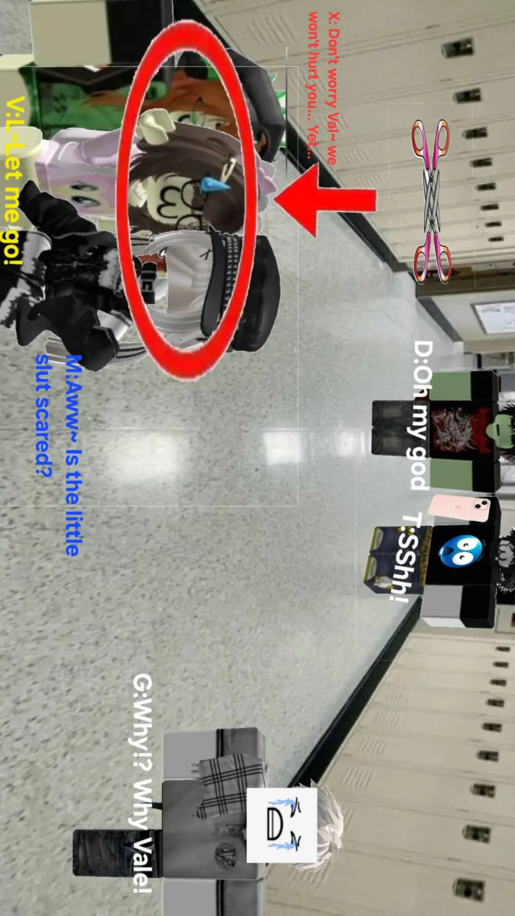 ai character: Roblox School !!^^ background