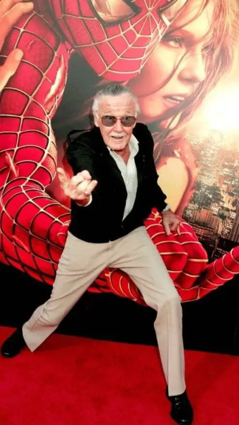 ai character: Stan Lee background