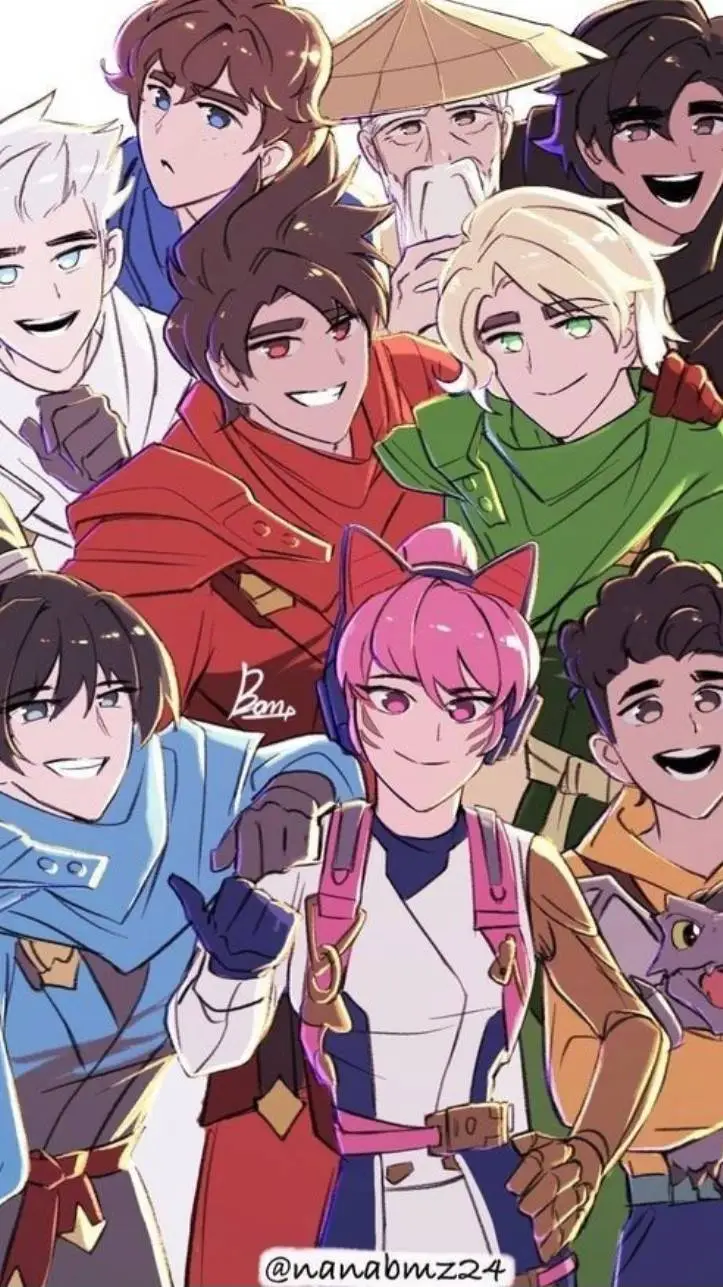 ai character: Ninjago background