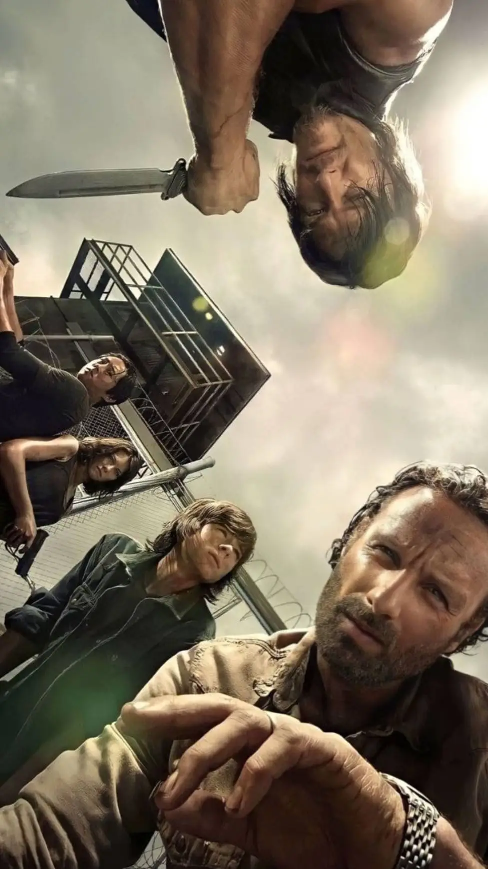 ai character: The walking dead background