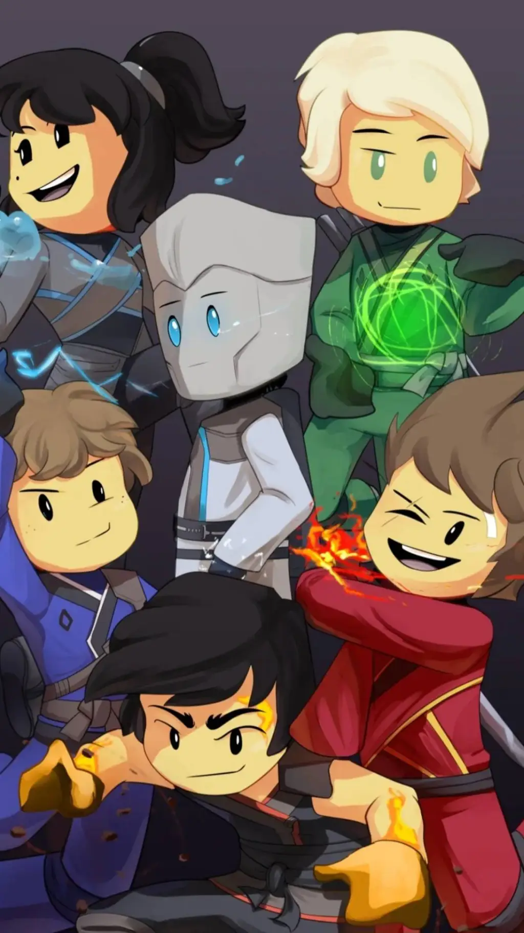 ai character: Ninjago background