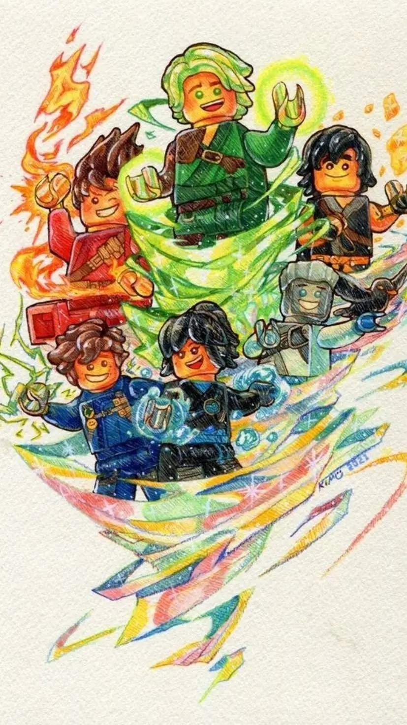 ai character: Ninjago background