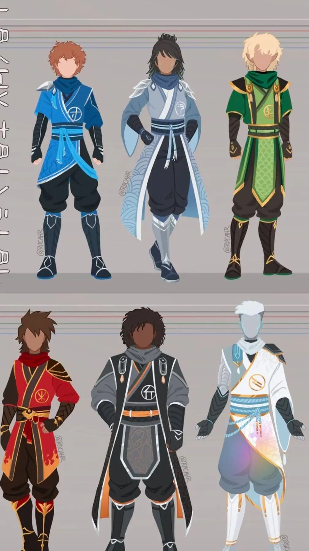 ai character: Ninjago DR background