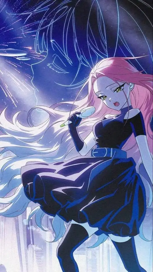 ai character: pm and alien stage background