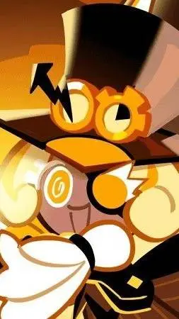 ai character: Timekeeper Cookie  background
