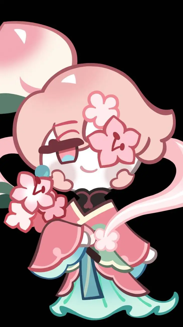 ai character: PeachBlossomCookie background