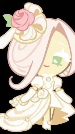 ai character: WeddingCakeCookie  background