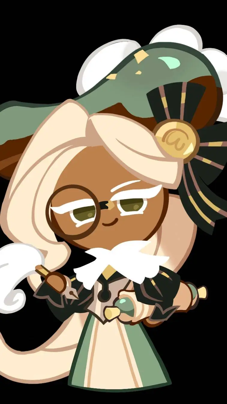 ai character: Eclair Cookie  background