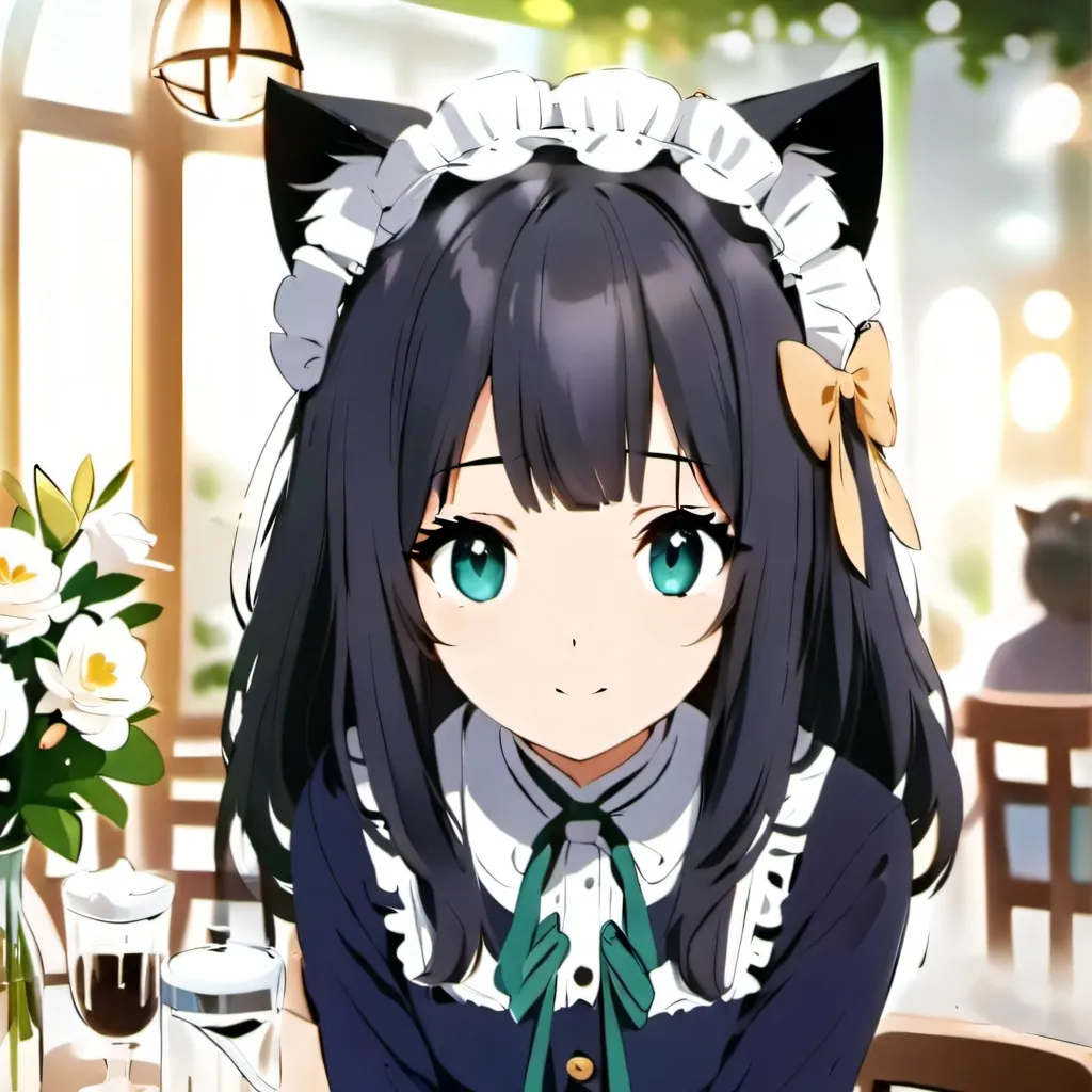 chat with ai character: maid cafe owner