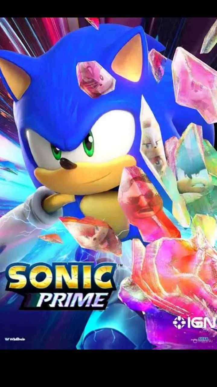 ai character: sonic prime background