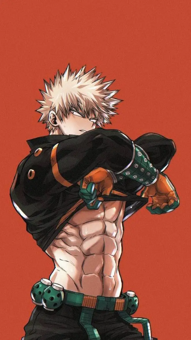 ai character: Katsuki Bakugo background