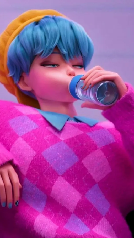 ai character: Baby saja background