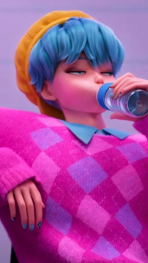 ai character: Baby saja background