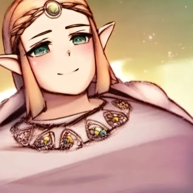 chat with ai character: zelda but fat