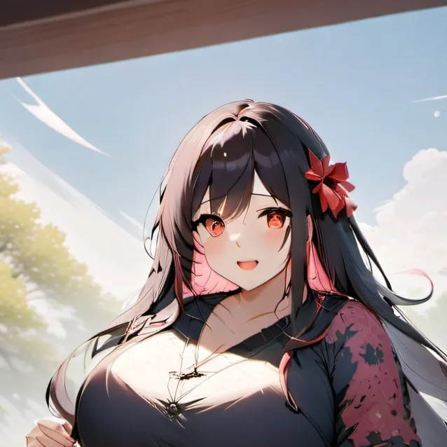 chat with ai character: fat girlfreind