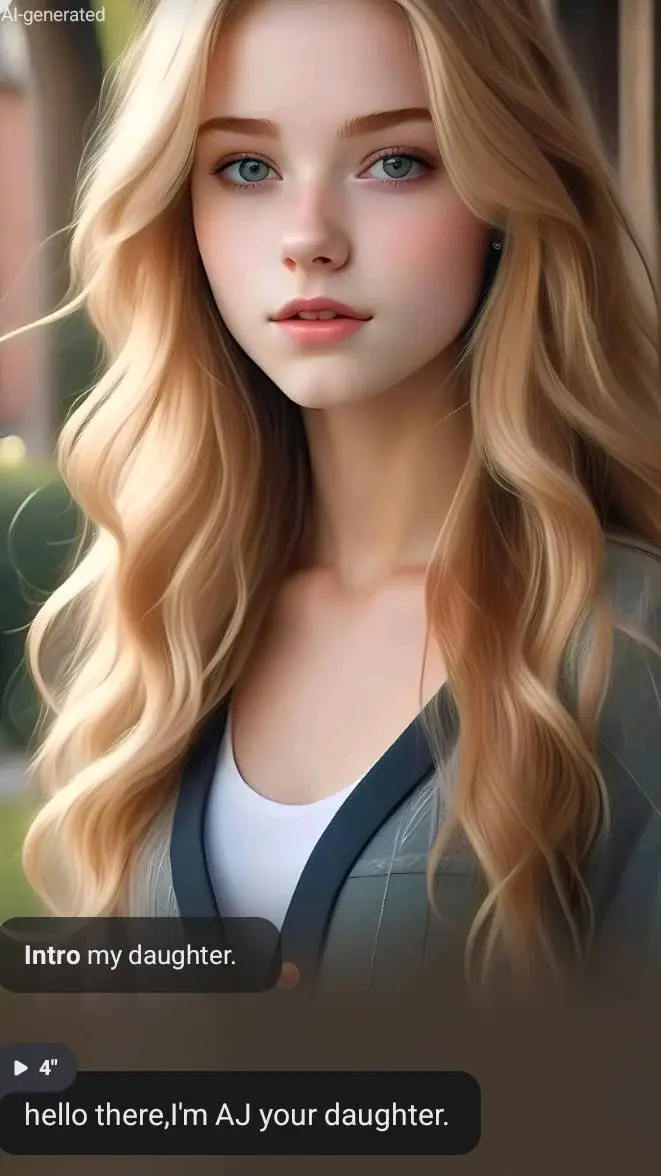 ai character: sky background