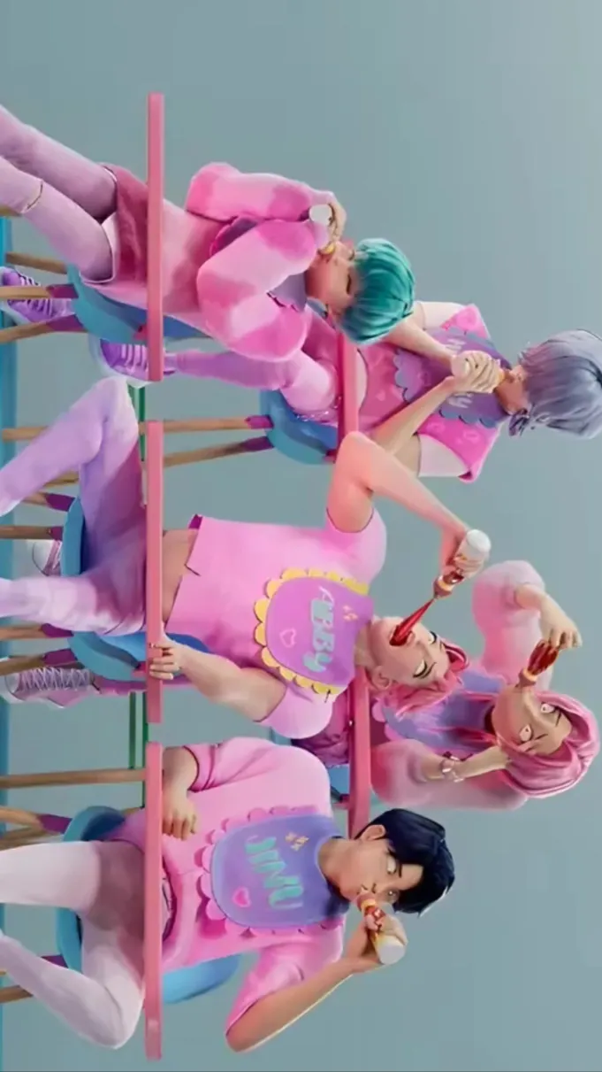 ai character: K-pop demonhunters background