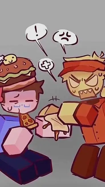 ai character: 🍔007n7 × Elliot🍕 background