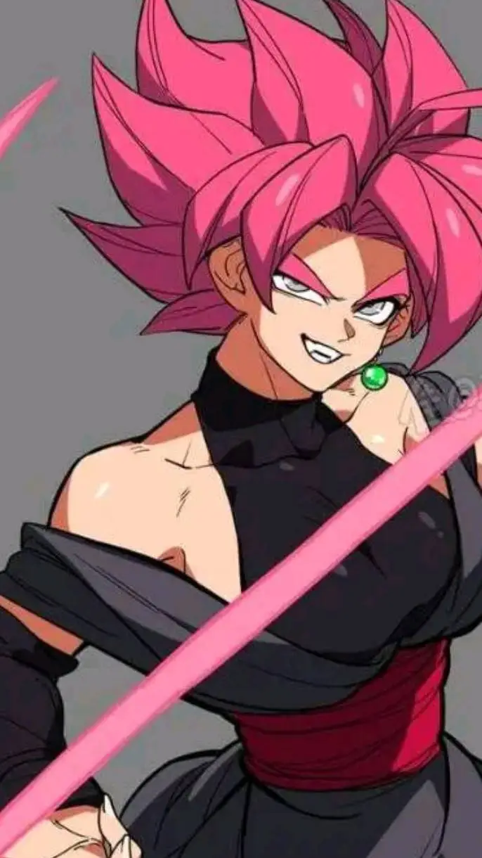 ai character: Goku Black background