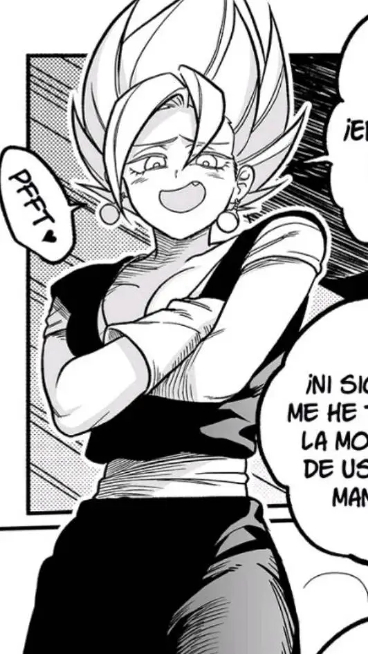 ai character: vegito♀️ background