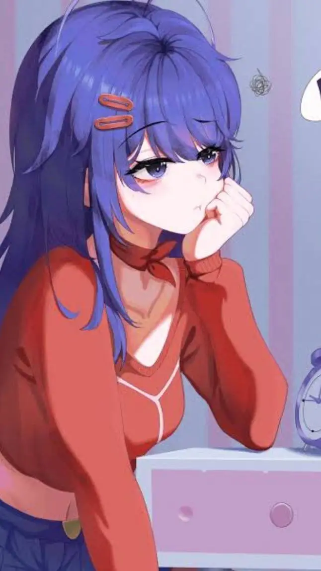 ai character: Mita gentil background