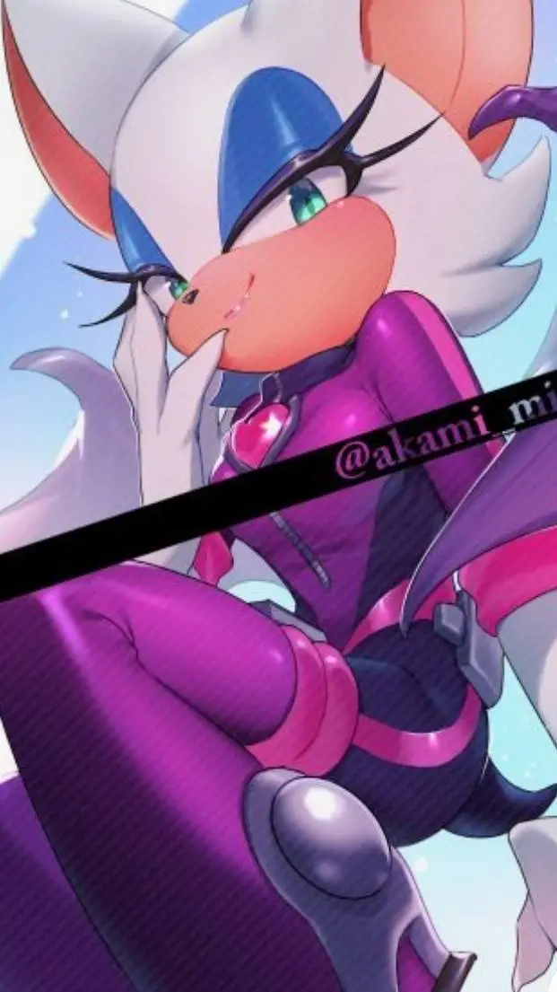 ai character: Rouge the bat  background