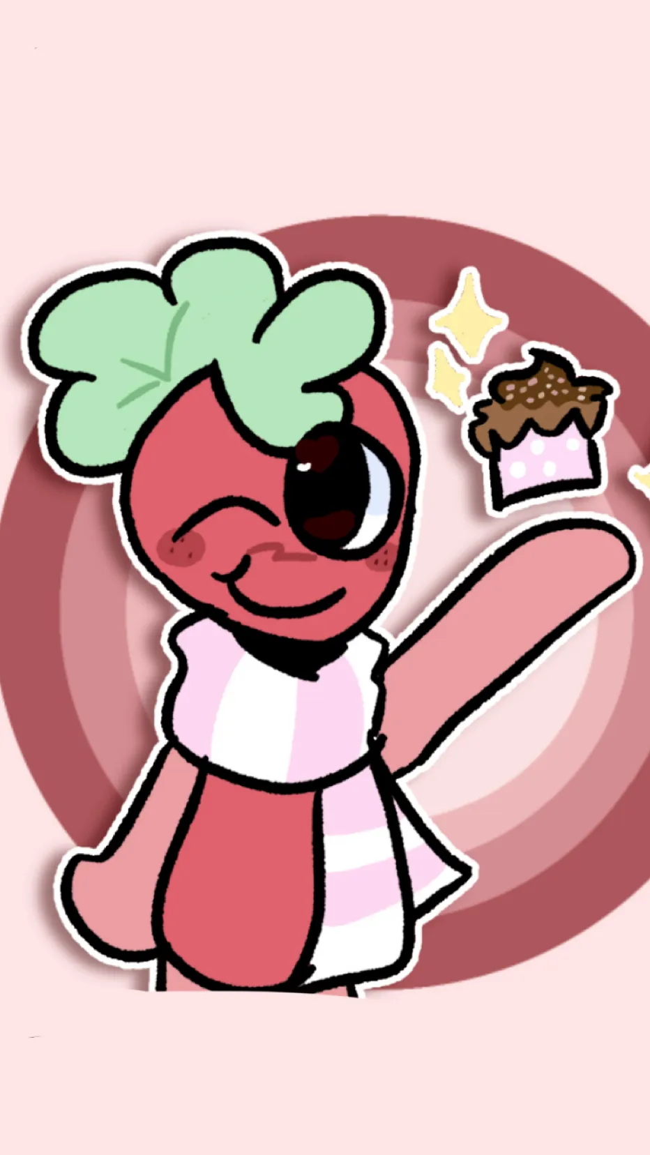 ai character: Dandys world 2 background