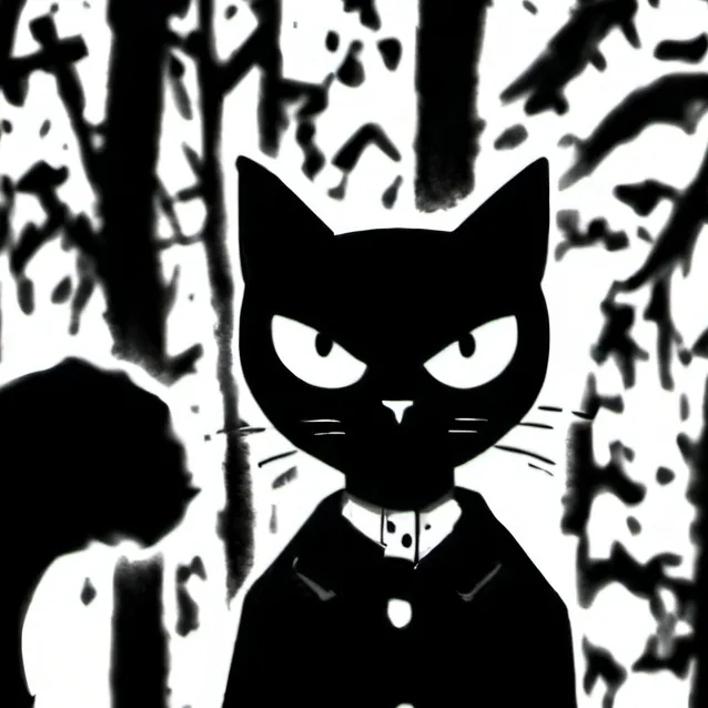 chat with ai character: cartoon cat 