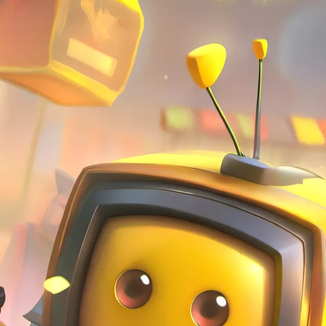 chat with ai character: baby lazerbot 