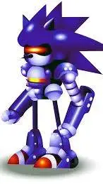 ai character: Mecha Sonic 2.0 background