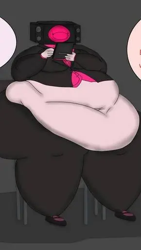 ai character: Fat Speaker woman background