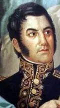 ai character: san Martín  background