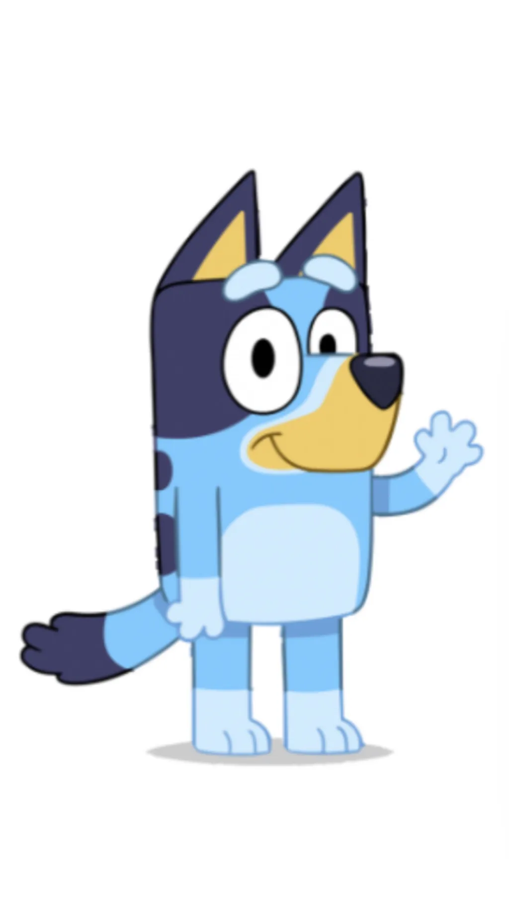 ai character: Bluey background