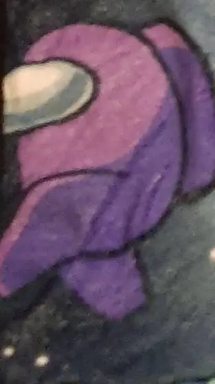 ai character: purple imposter background