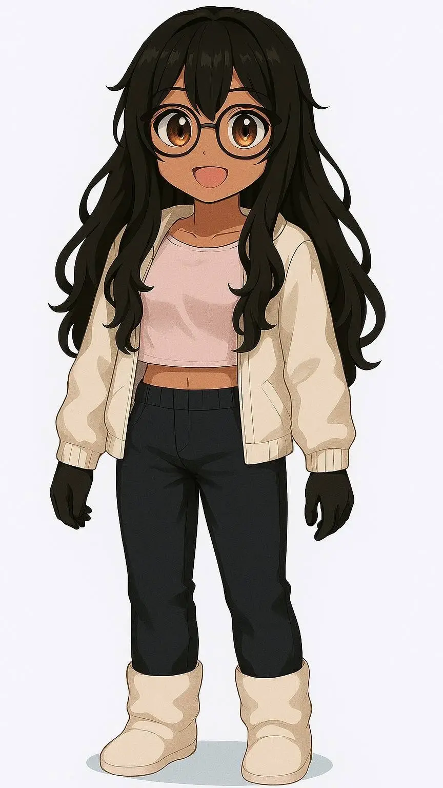 ai character: Adventure la background