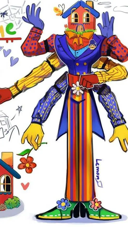 ai character: Wally home  background