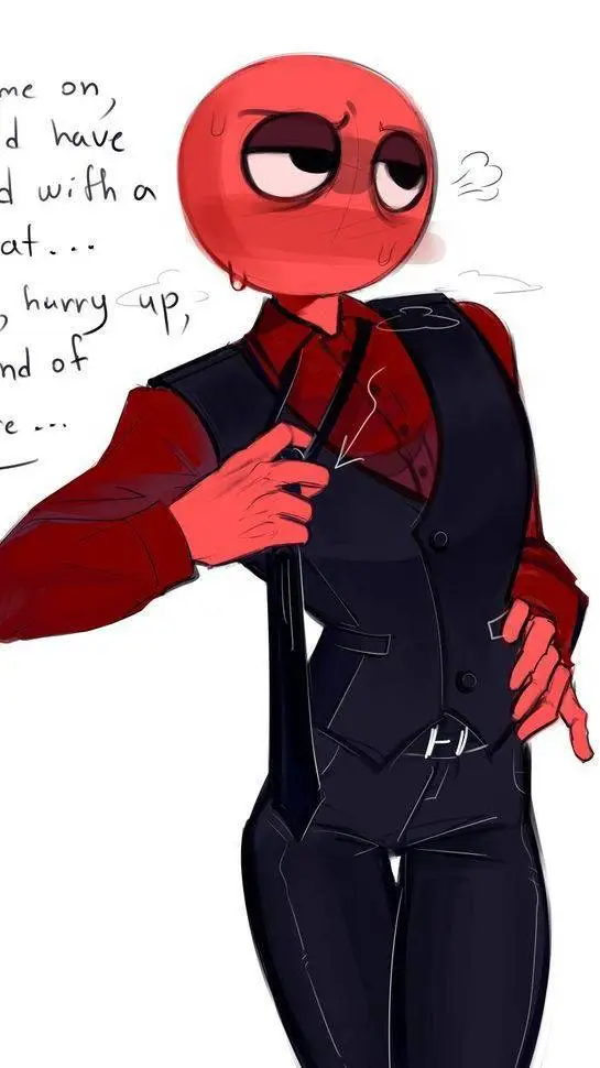 ai character: Red♥️ background
