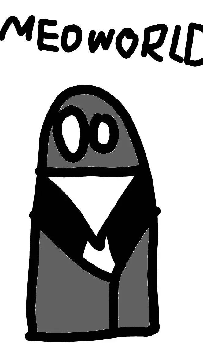 ai character: meoworld  background