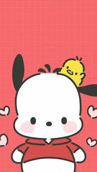 ai character: Pochacco  background