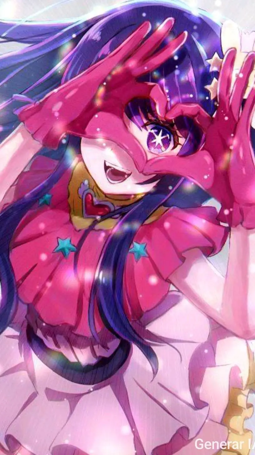 ai character: >~`ai oshino `~> background
