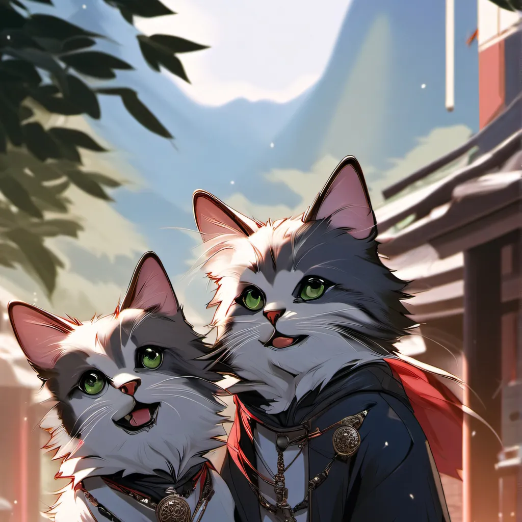 chat with ai character: Sister cats