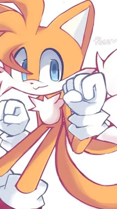 ai character: Miles Tails Prower background