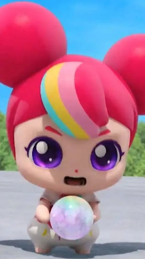 ai character: Puffping background