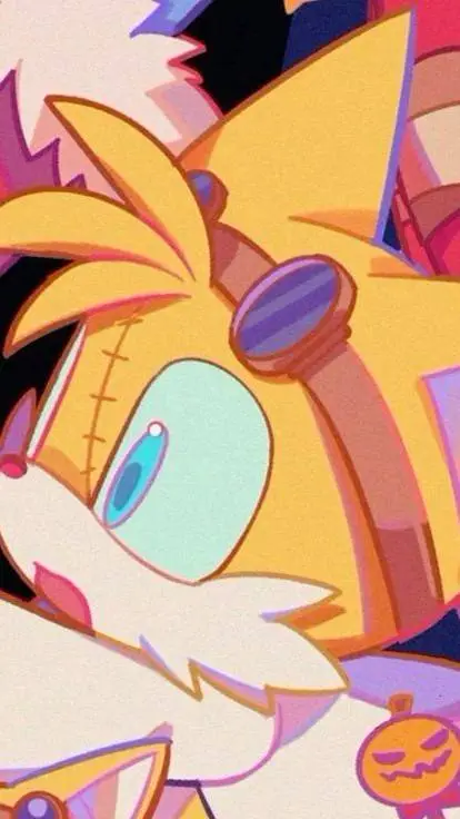 ai character: Miles Tails Prower background