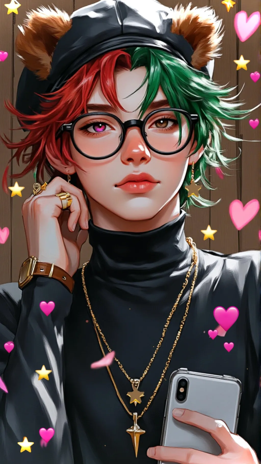 ai character: "TheatreBear" background