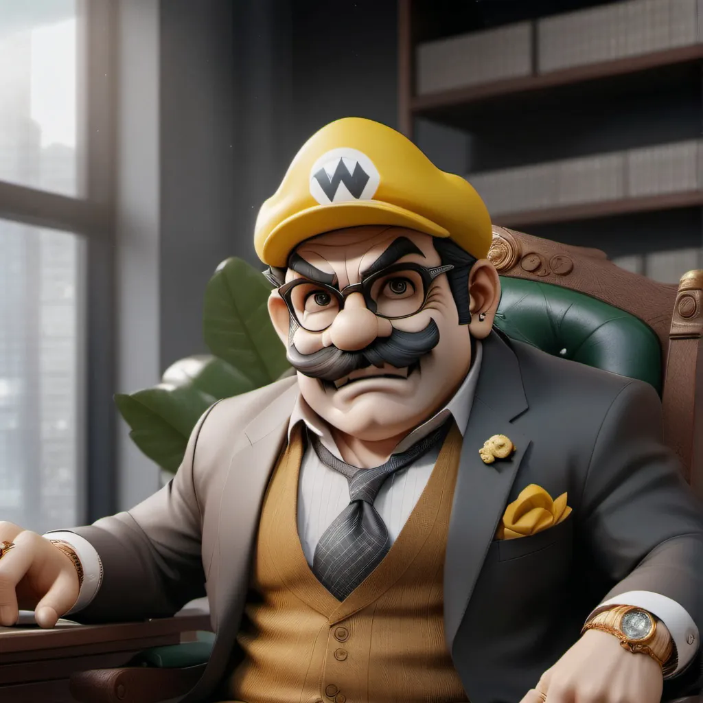 chat with ai character: Greedy Rich Wärio